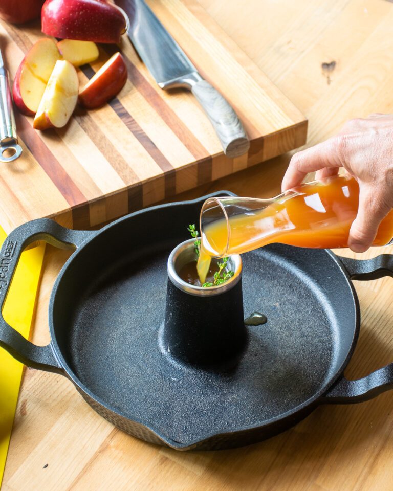 Roast Chicken with Apples and Sage Blue Jean Chef Meredith Laurence