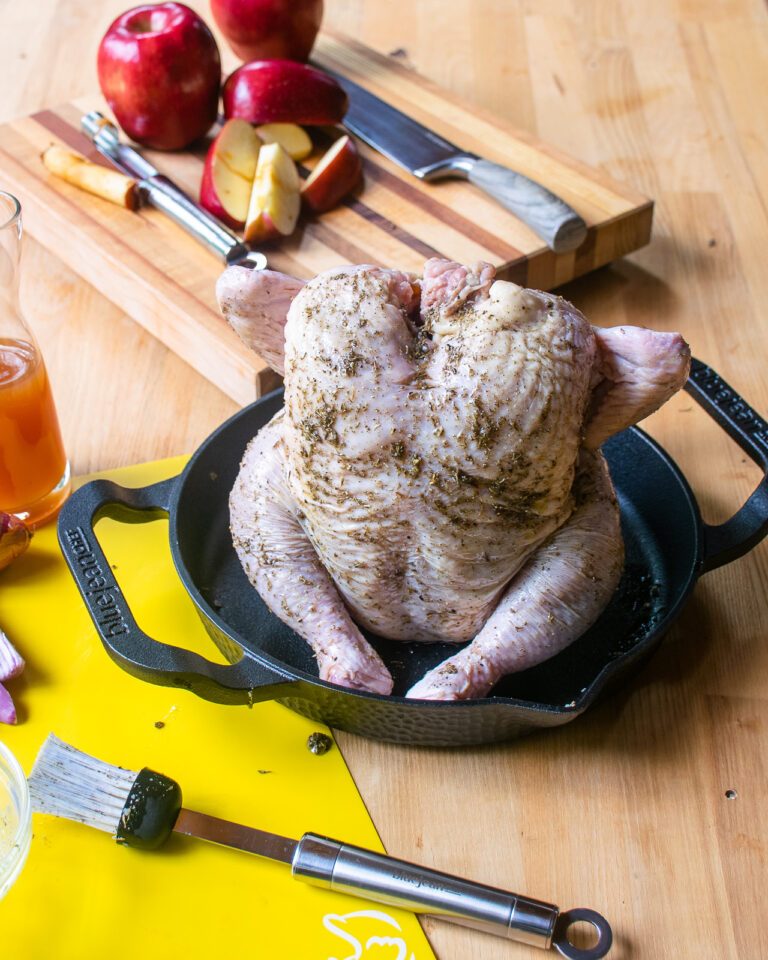 Roast Chicken with Apples and Sage Blue Jean Chef Meredith Laurence