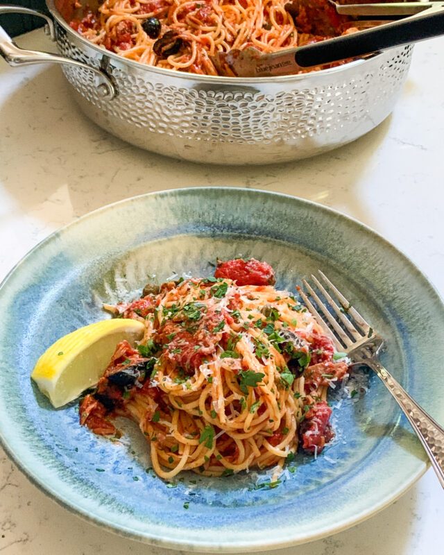Spaghetti Tuna Puttanesca