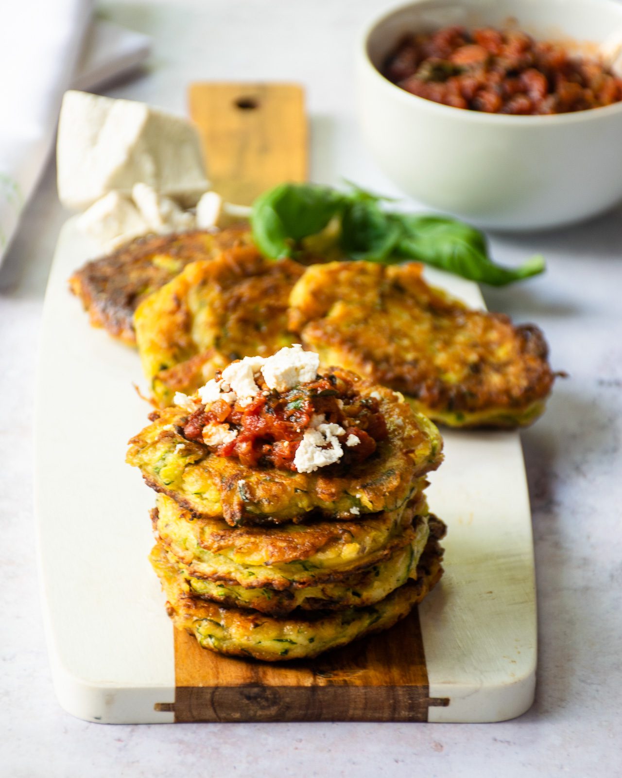 Zucchini Fritters Blue Jean Chef Meredith Laurence   Zucchini Fritters 1280 7208 