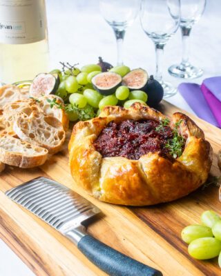 Baked Brie with Fig Jam