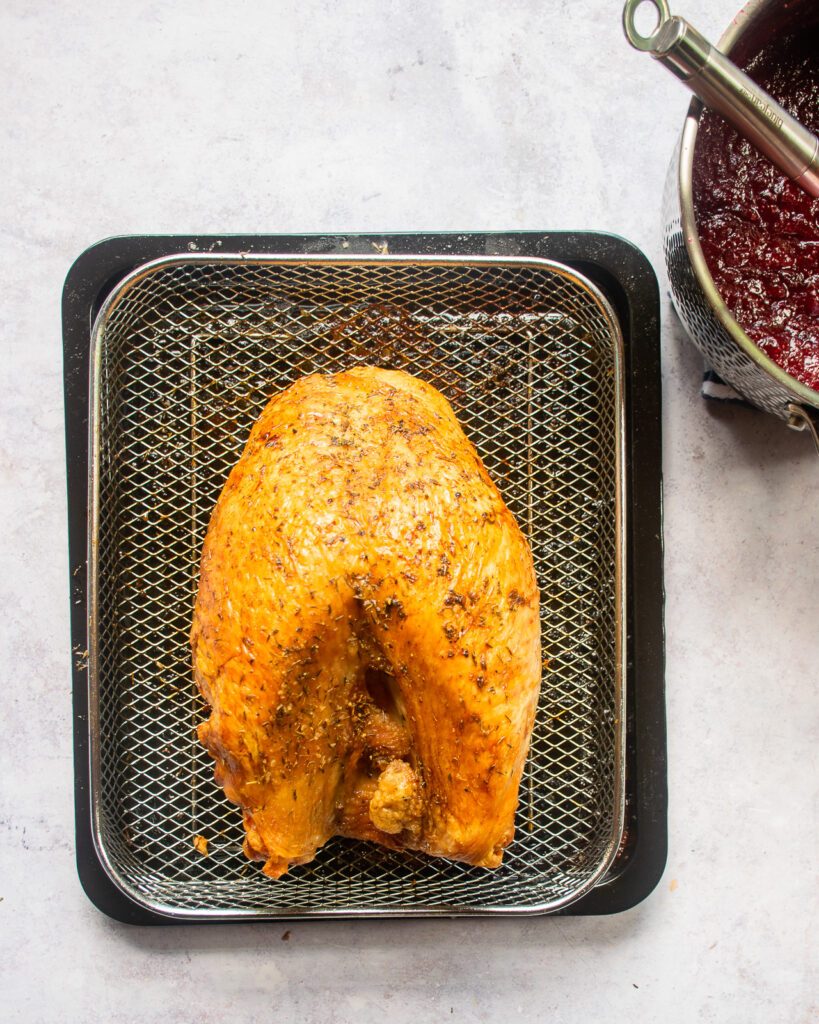 Dutch Oven Turkey Breast with Cranberry Orange Glaze - The Healthy Epicurean