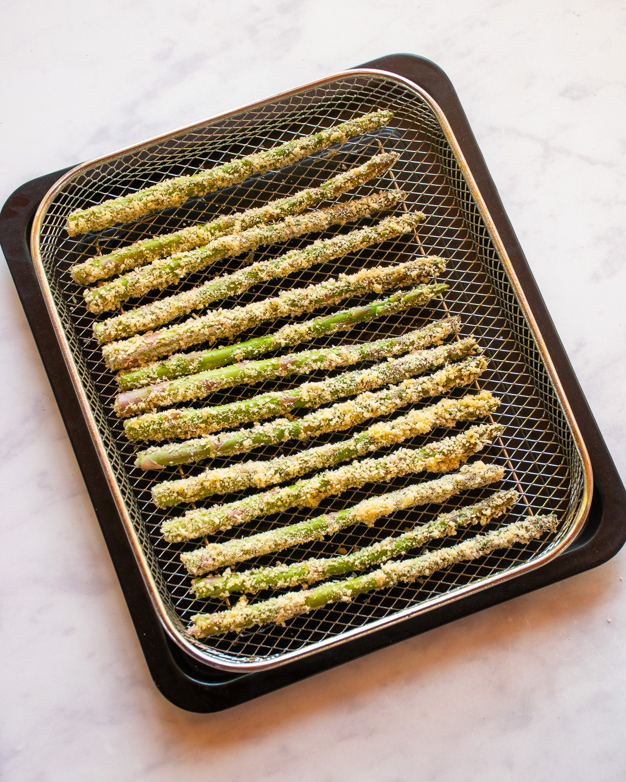 Crispy AirFried Asparagus Blue Jean Chef Meredith Laurence