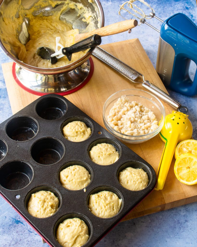 Drink-Ready Muffin Tin Lemon Ice