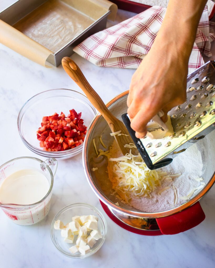 Strawberries and Cream Buttermilk Biscuits