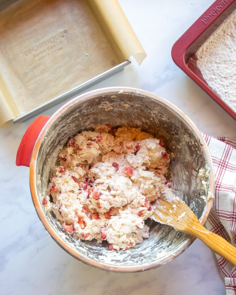 Strawberries and Cream Buttermilk Biscuits