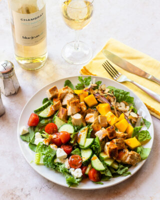 Grilled Chicken Salad with Mango
