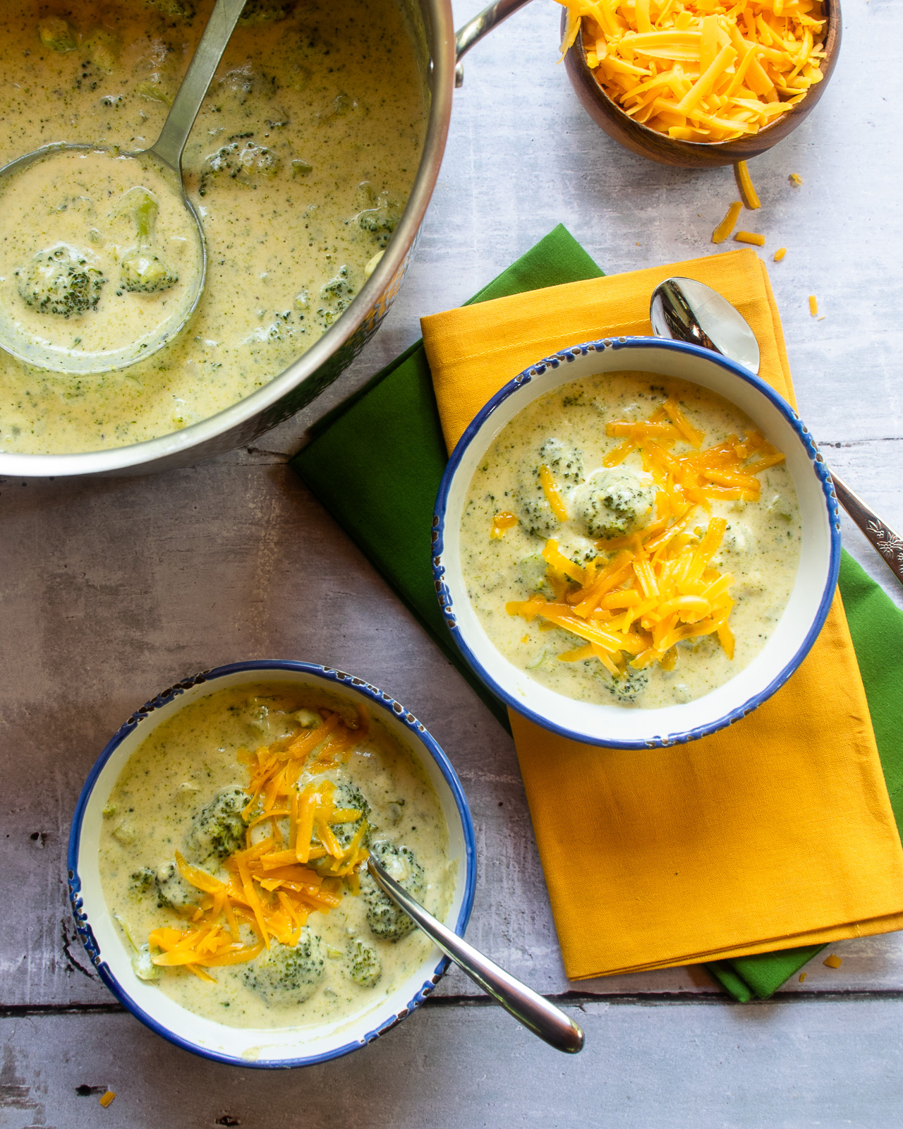 Broccoli Florets Cheddar Broccoli Soup Recipe Instant Pot Chunky