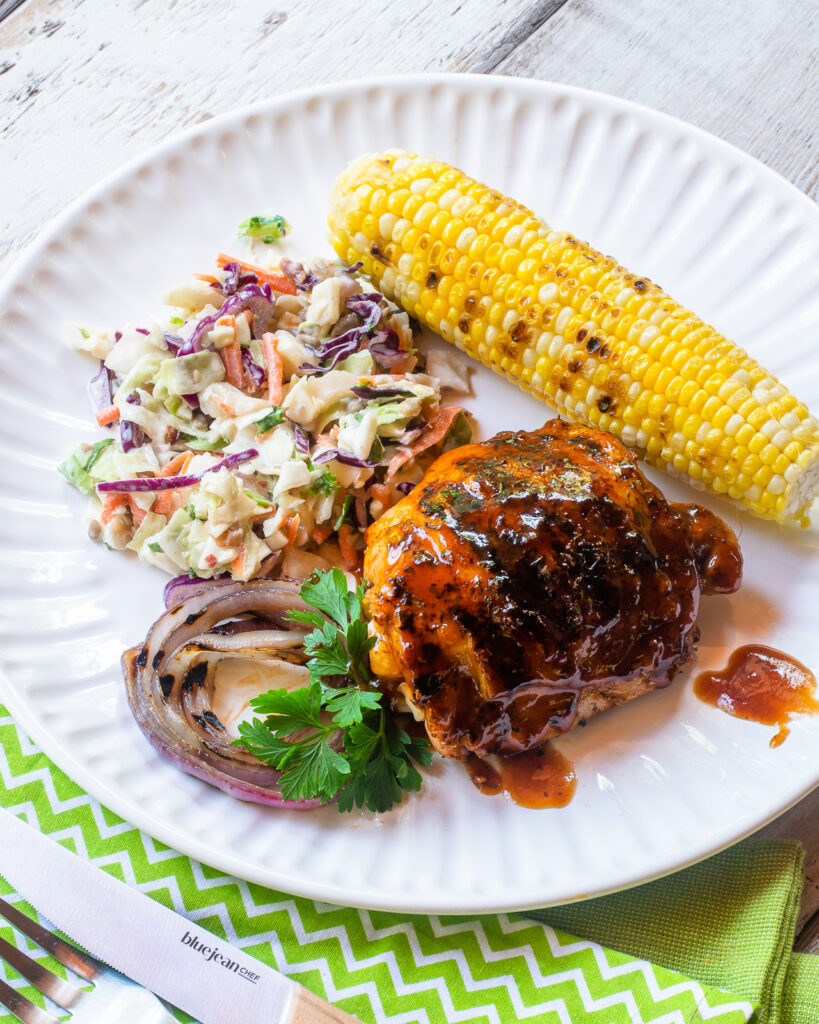 Easy Grilled Chicken Thighs | Blue Jean Chef - Meredith Laurence