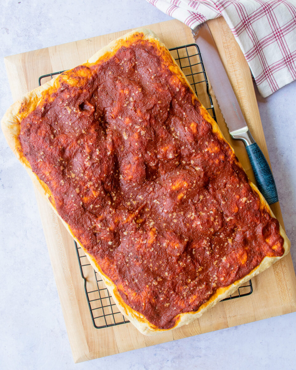 Philly Tomato Pie | Blue Jean Chef - Meredith Laurence