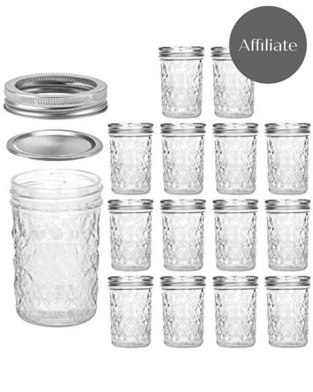 8-ounce Jam and Jelly Jars with Lids
