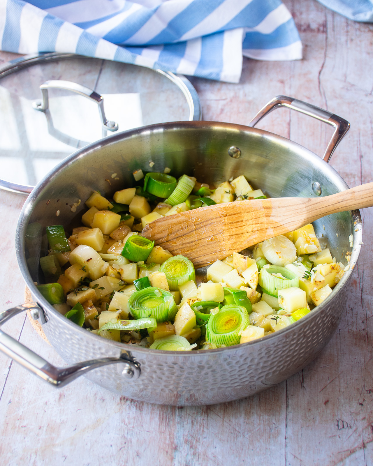 Ham Leek and Potato Pie | Blue Jean Chef - Meredith Laurence