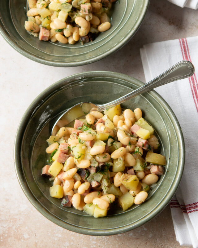 White Beans and Ham with Fennel and Dill