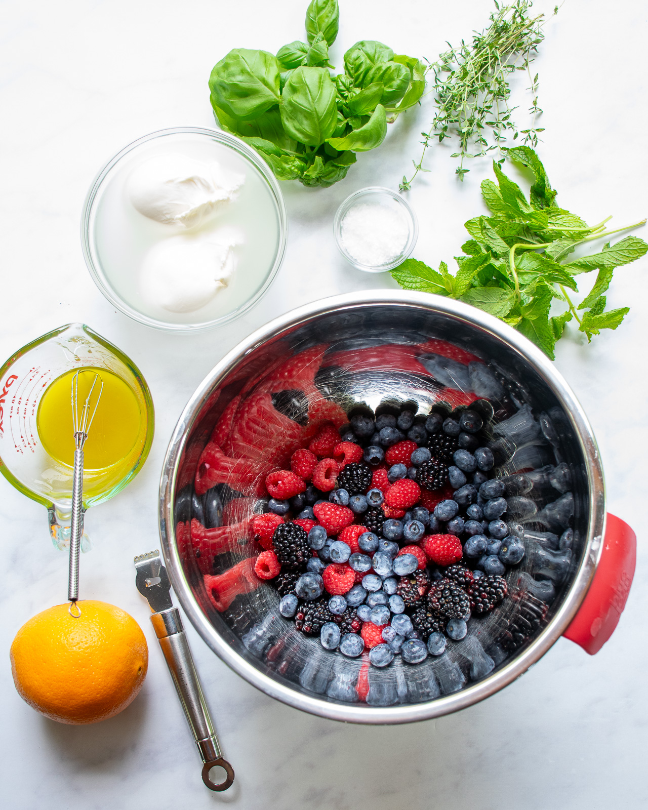 Burrata And Berry Appetizer 